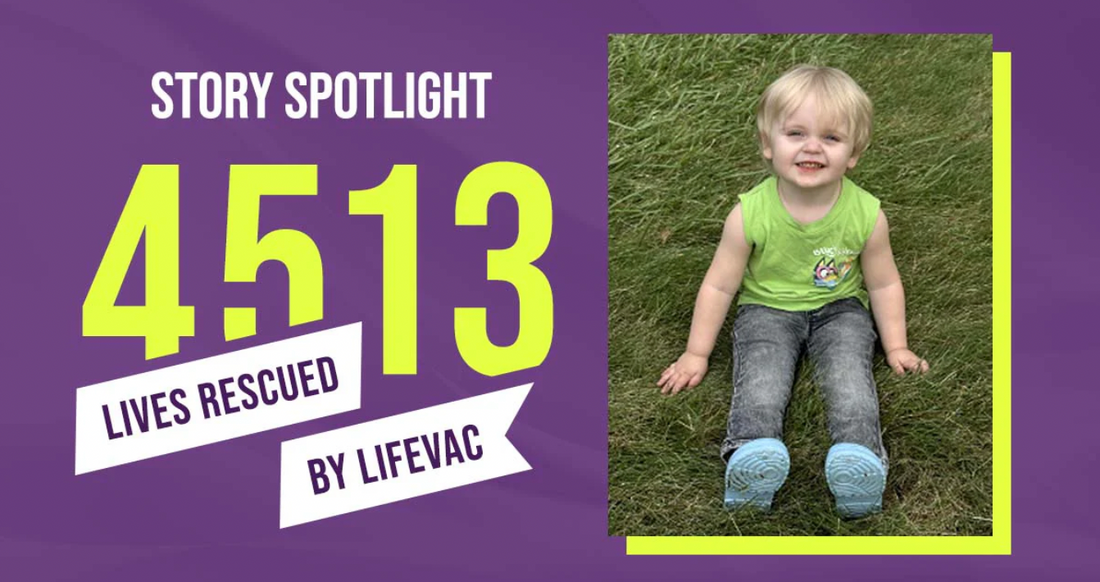 On August 14th, 2025 a 2-year-old boy choked on a baby ring resulting in a partial obstruction. Protocol was followed. EasyBreathe successfully dislodged the obstruction on its second attempt. The child’s father described the incident as follows